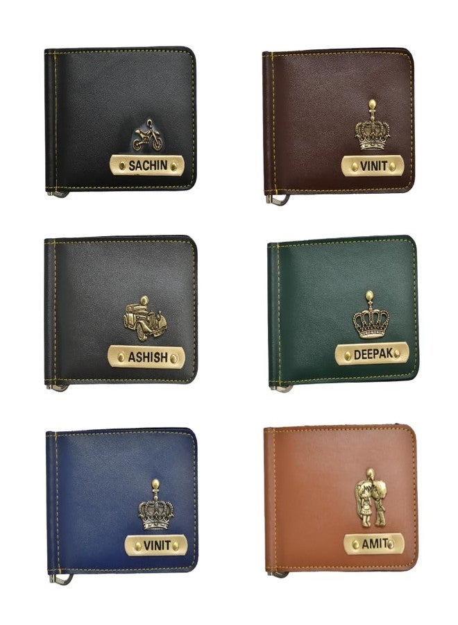 Your Gift Studio : Personalized Vegan Leather Money Clip | Classy Money Clip Wallet | Unisex | Read Bullet Points Before Buying (Black) - Image 5